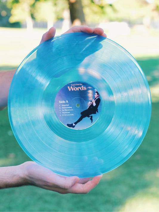 Can't Find the Words Translucent Blue Vinyl