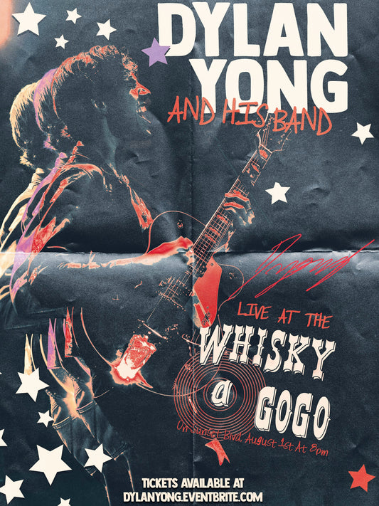 "Live At the Whiskey a Go Go" Poster (SIGNED)